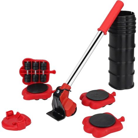 Möbelheber, Schwerlast-Möbeltransportset, Möbelgleitsystem, Möbeltransportset – je 150 kg Tragkraft (1/5)