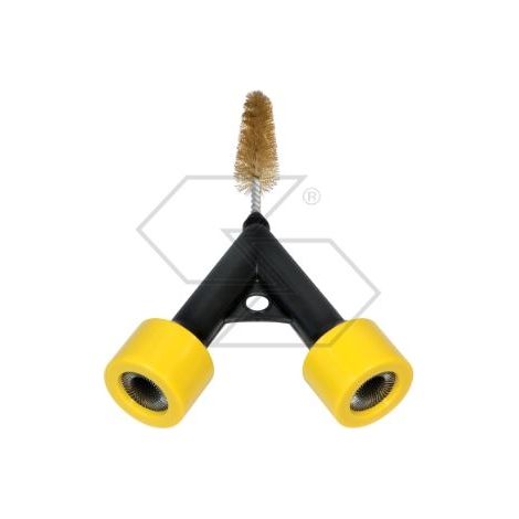 Spazzolino per poli e morsetti per batteria NEWGARDENSTORE A28248