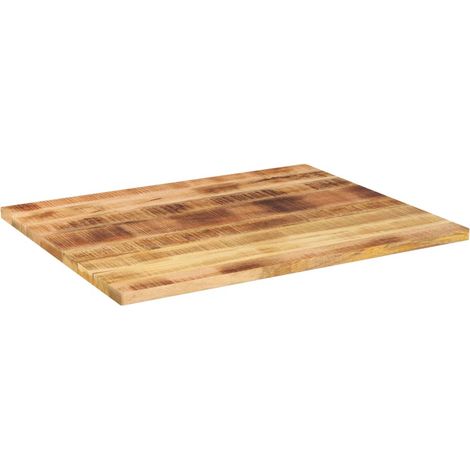Dessus de table,Plateau de table,Dessus de bureau rectangulaire bois massif de manguier brut CFW42364 (1/5)