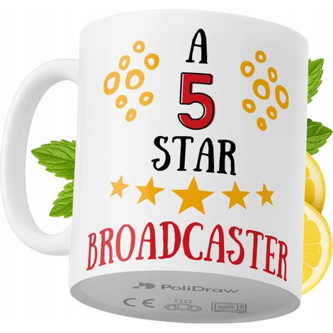 Lustige Tasse für Moderatoren – Kaffee- oder Teetasse mit witzigem Textdesign – ideal für Geburtstage, Namenstage, Feiertage und besondere Anlässe. Hochwertige Tasse für Zuhause, Büro und Arbeit. Farb