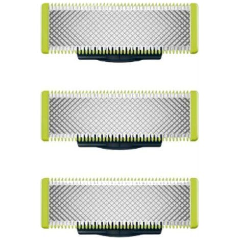 Lames de rechange originales pour tondeuse OneBlade Lot de 3 pièces compatibles, haute précision, longue durée de vie