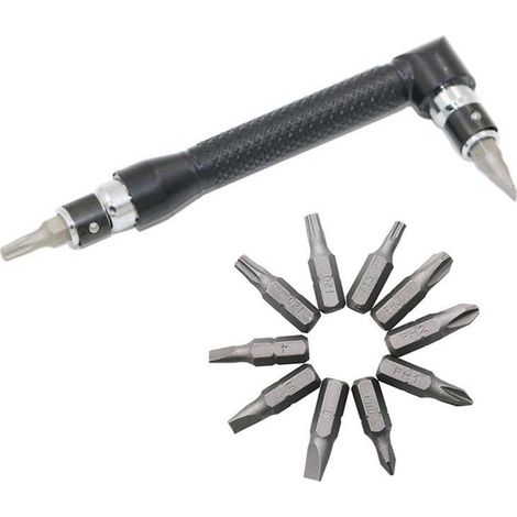 Clé Double Tête En L - Acier Chrome Vanadium - Pour Bricolage Et Atelier - Lot De 1 (1/5)