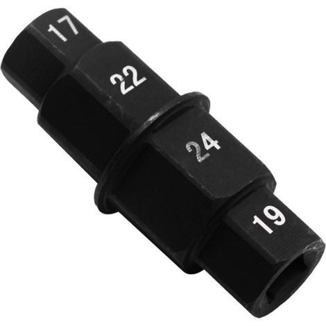 1 llave para eje de rueda, diseño hexagonal, eje hexagonal, mantenimiento de motocicletas, fácil instalación. (1/5)