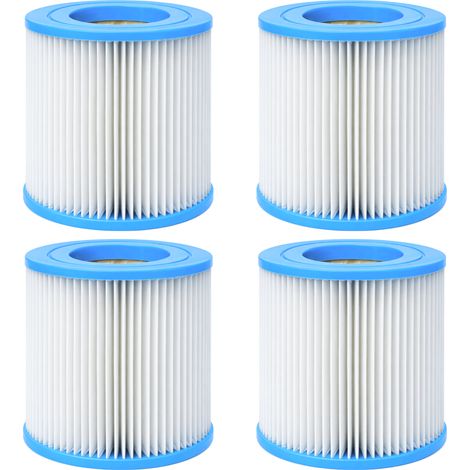 Cartouche Filtre Piscine SPA Type D/Type VII [Lot 4] Compatible Summer Waves P57100102 SFS-350 RP-350 RP-400 RP-600 RX-600  9,5 x 10,5 cm Phonillico® (1/5)