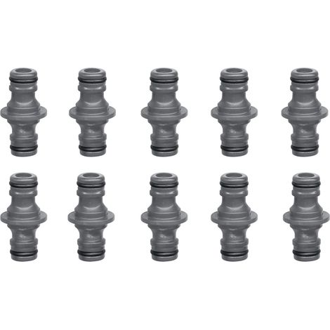 Lots de 10 Raccord D'arrosage Jardibric Connecteur Rapide