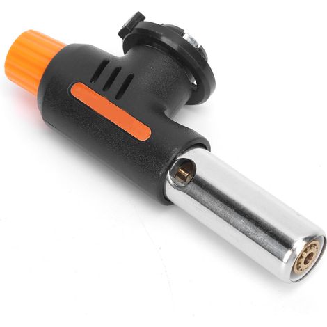 Briquet de cuisine à allumage électronique, flamme réglable jusqu'à 1300°C pour cuisson, soudure et barbecue. (1/5)