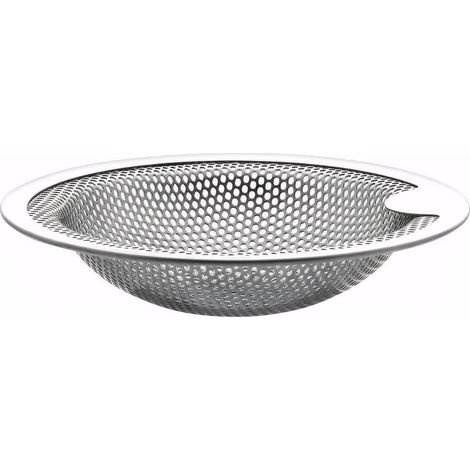 Spülbeckensieb aus Edelstahl für die Küchenspüle, verhindert Verstopfungen (10,2 cm)