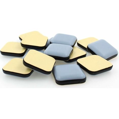 Patins de meubles en téflon PTFE - Carrés - Auto-adhésifs - Différentes tailles disponibles (50 mm, Qté 16)-LIAIKI