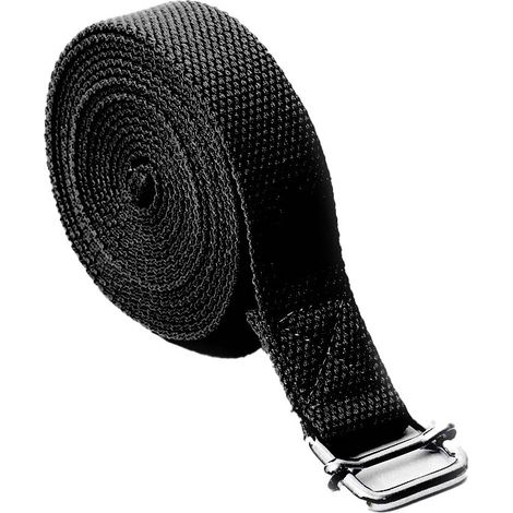 Sangle De Yoga En Coton - Boucle Réglable Pour Stretching Et Pilates - Support Antidérapant Pour Fitness - 1 Pièce (1/5)