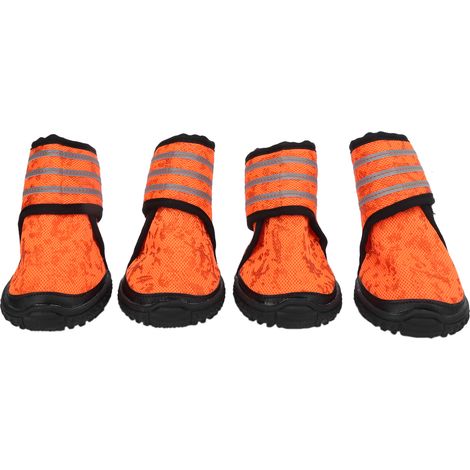 Chaussures Pour Chien - Semelle Antidérapante - Maille Respirante - Fermeture Éclair Et Sangle Réglable - Taille 5,5 Cm (1/5)