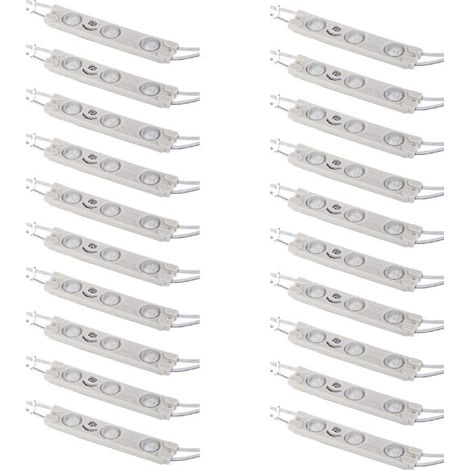 Module LED Barre 30W 12V IP65 pour Enseignes Lumineuses (Pack de 20) - Blanc Chaud  - SILUMEN