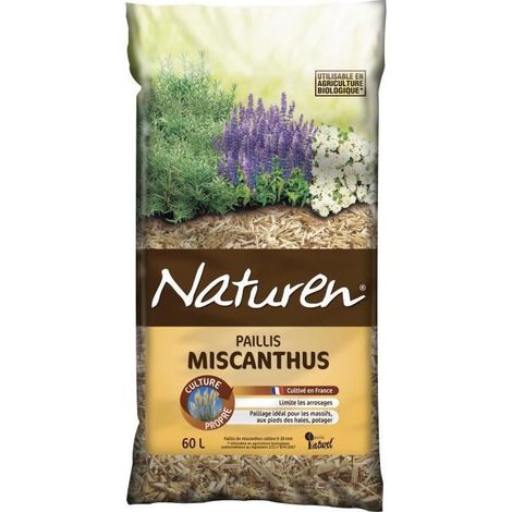 NATUREN Paillis de Miscanthus 60L (1/2)