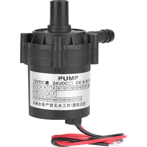 Tauchpumpe für Pools, 12V 18W bürstenloser Motor, kraftvoller und leiser Durchfluss (1/5)