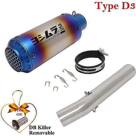 Tubo De Escape Para Motocicleta, Silenciador Db Killer Para Honda Cb1300 2003-2015, Yamaha Fzs 600 Fazer 1998 - 2003( Type D3) (1/5)