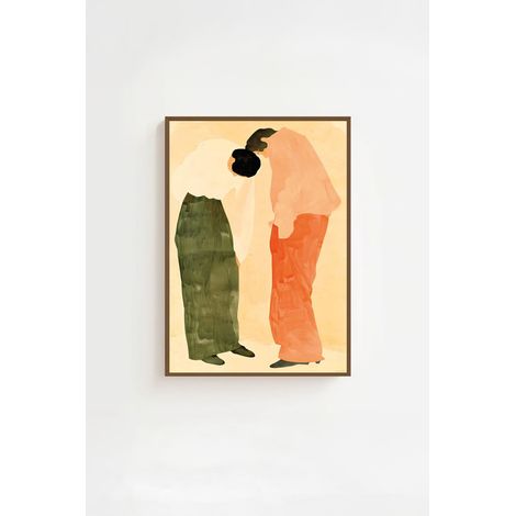 Arte de pared de MDF con marco Painting Multicolor (1/3)