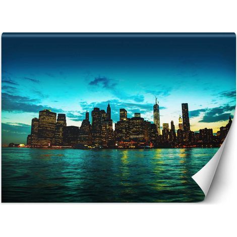 Carta Da Parati, Manhattan al tramonto - 150x105 (1/5)