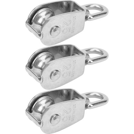 Poulie de levage marine en acier inoxydable 304, diamètre 25mm, pour gréement de yacht et équipement nautique (1/5)