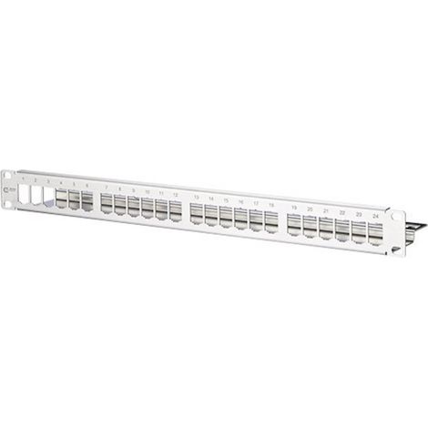 Metz Connect 130921-00-E 24 ports Panneau de brassage 483 mm (19") non équipé 1 UH non équipé C178981 (1/2)