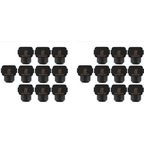 20 Stück Silikonsocken für Bambu Lab A1 Mini, Hotend-Schutzabdeckung, Isolierhülle für verbesserte 3D-Druckerleistung()