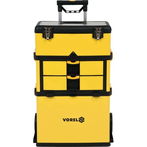 Vorel 78738 Carrello porta attrezzi robusto e mobile nero (1/5)