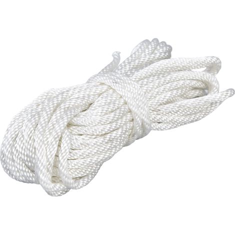 Corde de lanceur à rappel automatique de 10 m (32,8 pi) en nylon pour tronçonneuses, tondeuses à gazon, débroussailleuses et pièces de moteur (3,5 mm). (1/5)