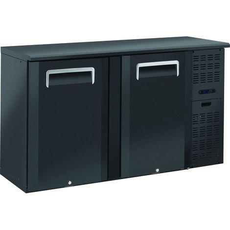 Arrière-bar Réfrigérée - 2 portes pleines - 315 L - 4 étagères - Nosem (1/4)