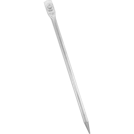 Tige de mise à la terre rapide en cuivre 12 mm x 300 mm pour systèmes d'alimentation de secours et appareils de clôture de pâturage, piquet de terre polyvalent pour la maison et le jardin
