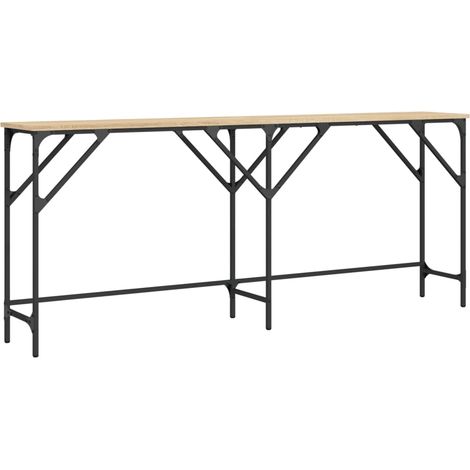 Maison Exclusive - Tavolo Consolle Rovere Sonoma 180x29x75 cm in Legno Multistrato