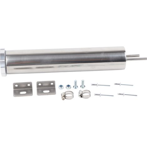 de trop plein de radiateur de 32 oz en acier inoxydable poli (1/5)