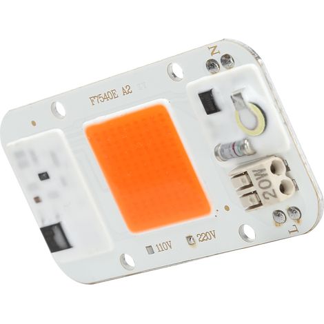 220V Hochdruck-LED-Chip, treiberfrei, COB-Lichtquelle, integrierte Lampenperle für Pflanzenwachstumslampe, 20W Vollspektrum (1/5)