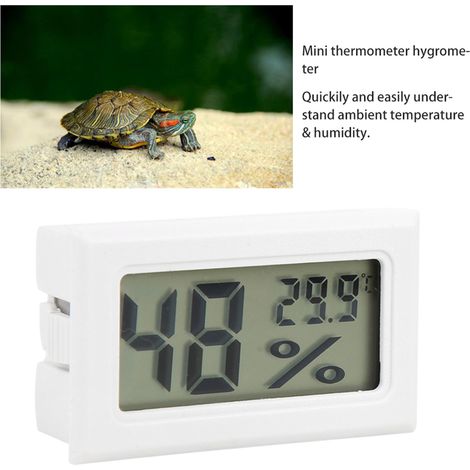 Thermomètre-hygromètre numérique intégré à LED avec sonde pour usage intérieur ( (1/4)