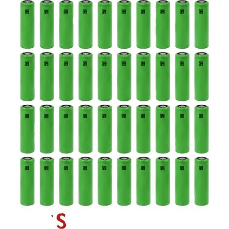 Batería de iones de litio, capacidad de 3000 mAh, tasa de descarga de 30 A, batería VTC6 X40 (1/2)