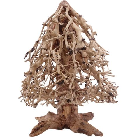 Bonsai Tannenaum L 15x10x20 cm Wurzel Holz Aquarium Deko Aquascaping