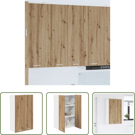 Holzschrank - Hängeschrank Artisan-Eiche 60 x 31 x 100 cm Holzwerkstoff (1/5)
