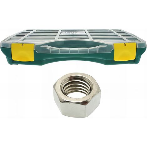 Coffret w 45 ecrous hu din 934 inox a2 - 532 pc mm