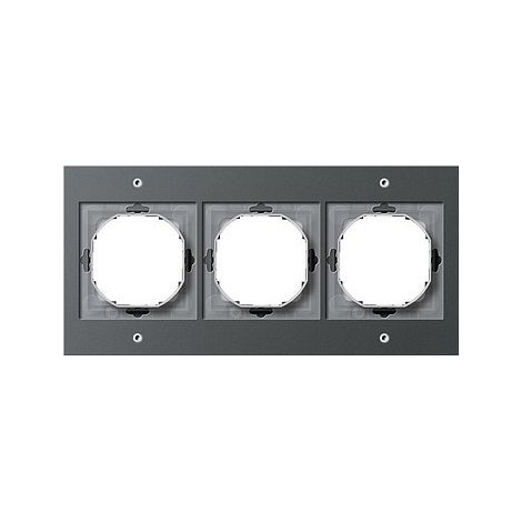 Gira Telaio di copertura 3f Gira TX44 (WG UP) antracite [021367], 0213 67