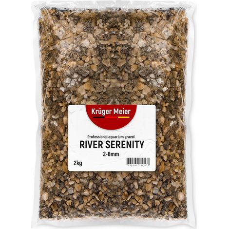Ghiaia per acquario Kruger Meier River Serenity 2-8 mm - 2 kg (1/5)