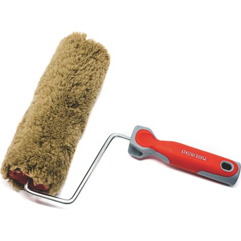RULLO IN NYLON VERDE ANTISOLVENTE CON MANICO mm.250