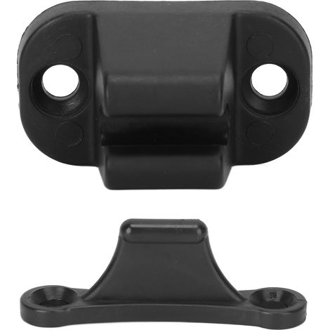 T-förmiger, verstärkter Nylon-Türstopper mit Halteriegel für Wohnmobile, Wohnwagen und ausgebaute Transporter (schwarz). (1/5)