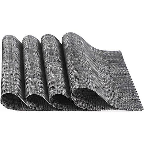 Juego de mesa de 4 piezas resistente al calor para cocina, resistente a la suciedad y lavable.
