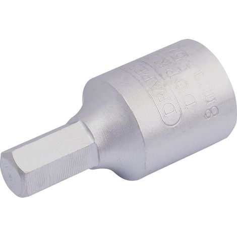 Draper 8mm Hexagon/5/16" and 3/8" Square Drive Drain Plug Key (Model 38321)