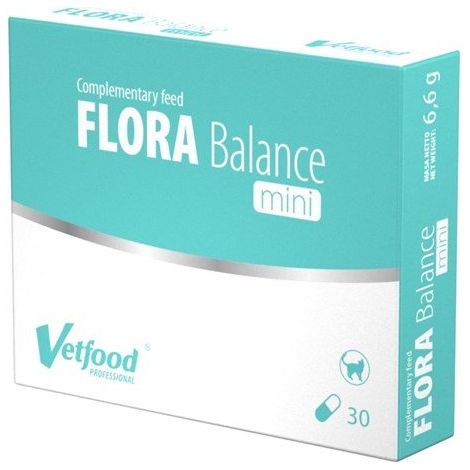 VetFood Flora Balance Mini przewód pokarmowy dla kota 30 kapsułek