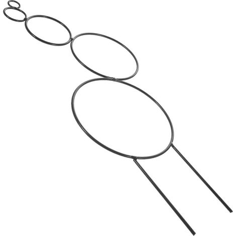 Support en métal pour plantes grimpantes en fer noir (1/5)