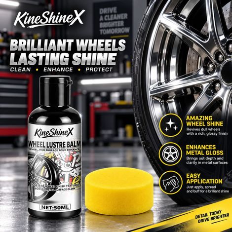 KineShineX Autofelgen-Kratzerreparaturpaste und Pflegeprodukt für die Aufbereitung von Leichtmetallfelgen zur einfachen Reparatur (1/5)