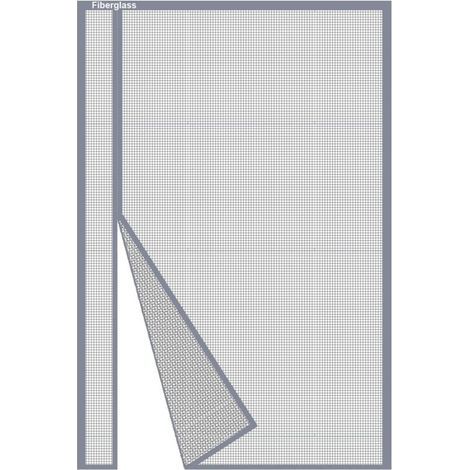 2er-Set, magnetisches Tür-Moskitonetz 70 x 190 cm, seitlich zu öffnendes Moskitonetz aus Fiberglas für Balkone, selbstschließendes magnetisches Moskitonetz