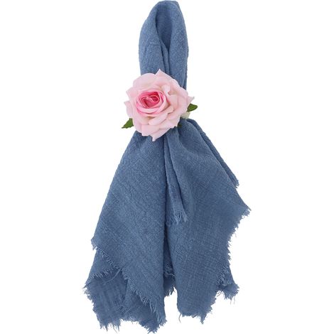 Serviette en tissu élégante, douce et résistante, idéale pour la maison, les dîners, les hôtels et les événements professionnels. (1/5)