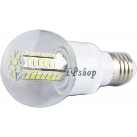 LAMPADA LAMPADINA 50 LED SMD ATTACCO E27 15W FORMA PALLA 5730SMD