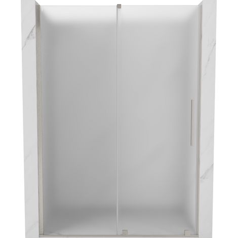 Mexen Velar porte de douche coulissante 160 cm, givre, nickel brossé - 871-160-000-31-97 (1/5)
