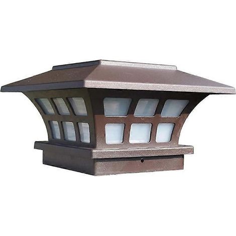 Solar Post Lamp Outdoor Waterproof Garden Fence Landscape Lamp-- (1/5)