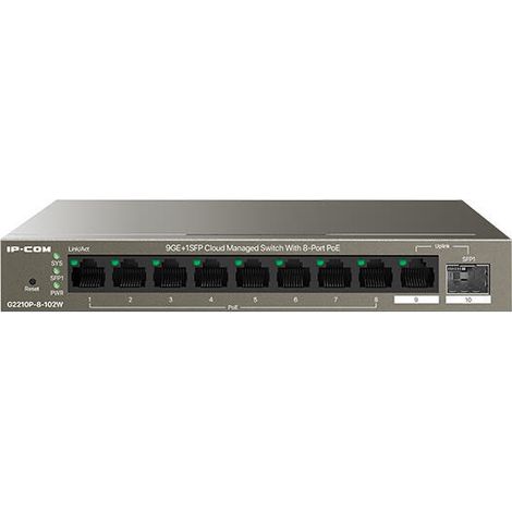 HUB Switch puertos 8 IP - COM G2210P-8-102W Gigabit Ethernet (10/ (1/4)